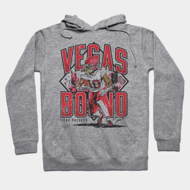 Isiah Pacheco Kansas City Vegas Bound Hoodie by ganisfarhan